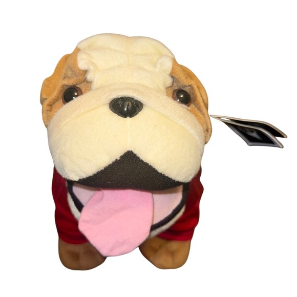 MINI Cooper Bulldog Plush Toy Stuffed Animal Dog NWT 2012 RED MINI Collectible - Picture 4 of 12